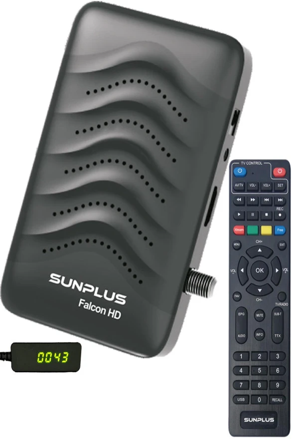 Sunplus Astra Falcon Full HD AKILLI KUMANDA Uydu Alıcısı