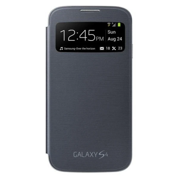 Samsung Galaxy S4 Orjinal S View Cover Kılıf - Siyah EF-CI950BBEGWW (Outlet) - Resim 3
