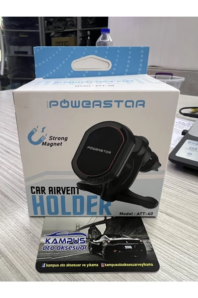 Powerstar Kaliteli Mıknatıslı Izgaraya Geçme Telefon Tutacak - 2
