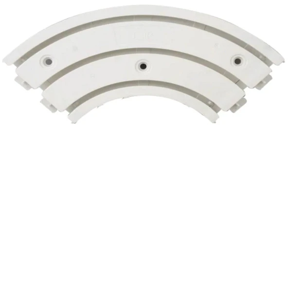 Köşe Korniş Perde Rayı Köşesi 3lü Dönüş Plastik 90° Perdeleriniz Takılmadan Rahat Döner Dayanıklı - 3