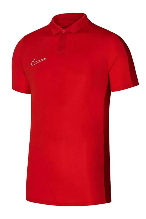 Nike M Dri-FIT Academy23 Polo SS DR1346-657 Kırmızı Erkek Polo Yaka Tişört