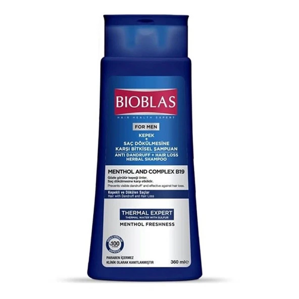 Bioblas Erkeklere Özel Dökülme Karşıtı Şampuan 360 ml 8680512630722
