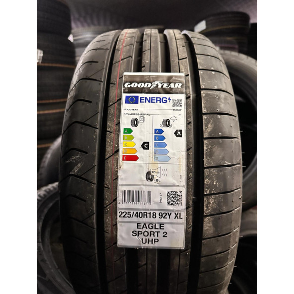 GOODYEAR 225/40R18 92Y EAGLE SPORT 2 UHP XL FP YAZ LASTİĞİ ÜRETİM 45. HAFTA 2023