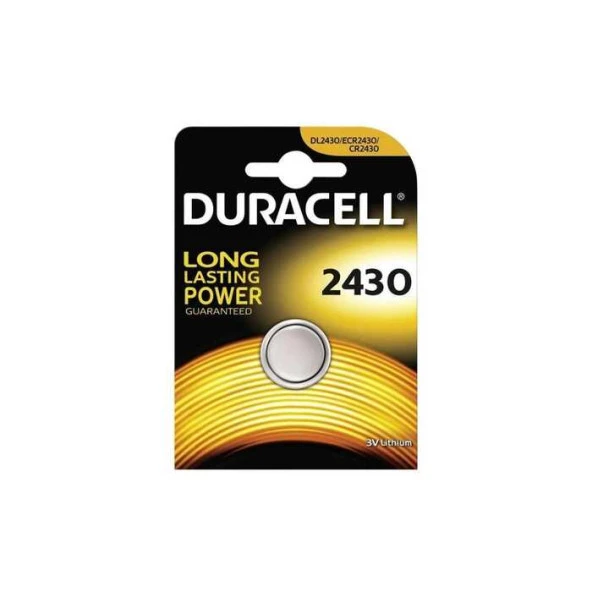 Duracell Cr 2430 Lithium 3V Pil 1&apos;li (4401)