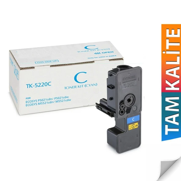 TK-5220 Kyocera Ecosys M5521CDW Uyumlu Muadil Toner Mavi ürün görseli