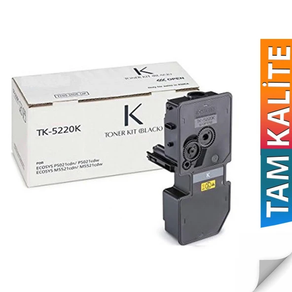 TK-5220 Kyocera Ecosys M5521CDN Uyumlu Muadil Toner Siyah ürün görseli