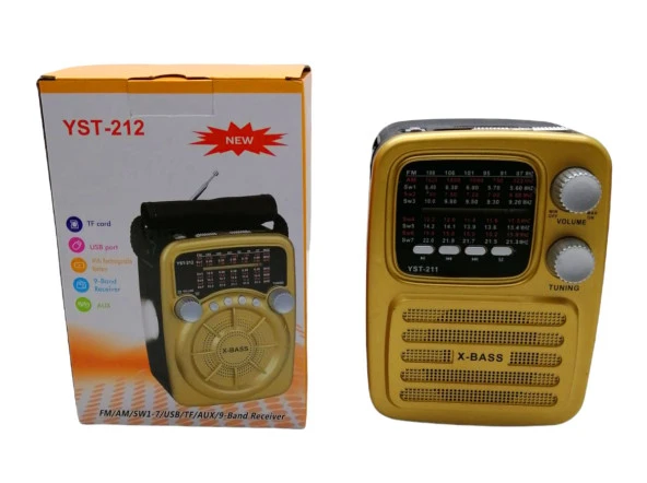 YST-211 SD/USB/FM NOSTAJİ BLUETOOTH SPEAKER PL-4149 (4401)