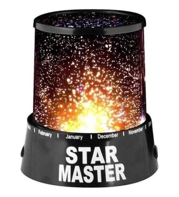 Star Master Yıldız Yansıtmalı Gece Lambası Projeksiyon Bebek Odası Lamba (4401)