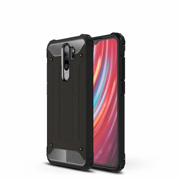 Xiaomi Redmi Note 8 Pro Armor Hybrid Zırh Kılıf - 10