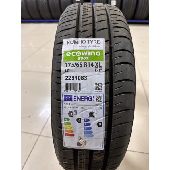 KUMHO 175/65R14 TL 86T XL  Yaz Lastiği (Üretim Yılı:2022)