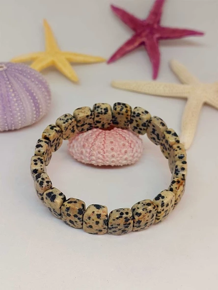 Jasper Taşı Oval Kesim Unisex Bileklik (46092) - Resim 2