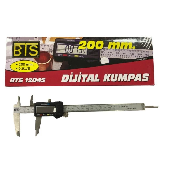 Bts 12045 Dijital Kumpas 200 Mm