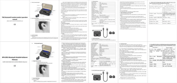 Kulakiçi Bluetooth Kulaklık BTK-ZR53 - 12