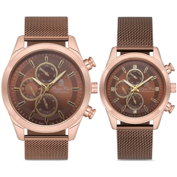 Royal Polo Club de Barcelona RP303C004B Sevgili Çift Kol Saatleri