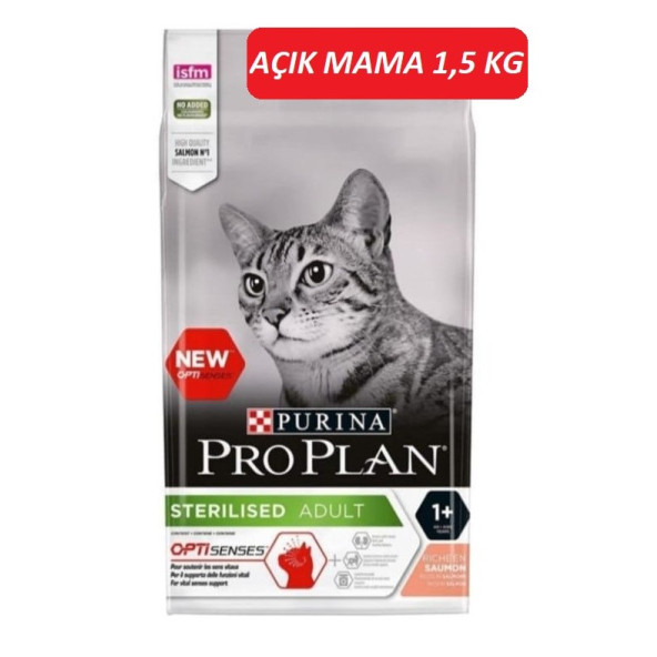 Pro Plan Sterilised Somonlu Kısırlaştırılmış Yetişkin Kedi Maması 1,5 KG