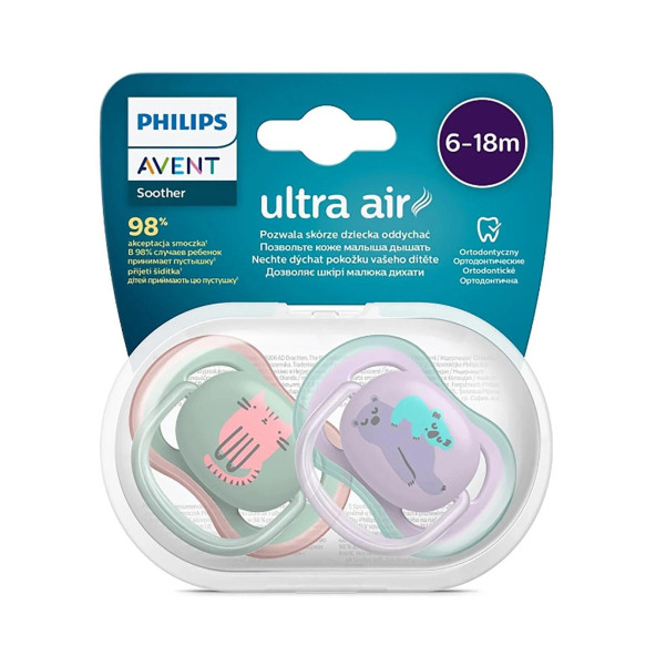 Philips Avent Scf085/18 Ultra Air Emzik 6-18 Ay 2'li Kız