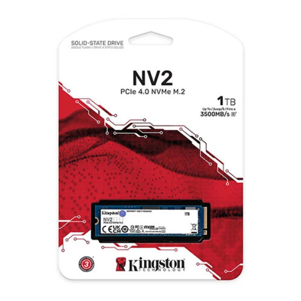 KINGSTON KNG 1TB NV2 PCIe 4.0 NVMe   SNV2S/1000G