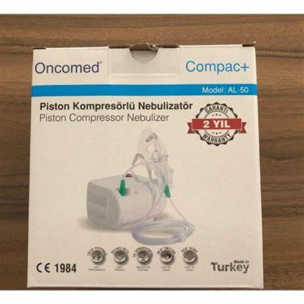 Oncomed Compact Piston Kompresörlü Nebulizatör