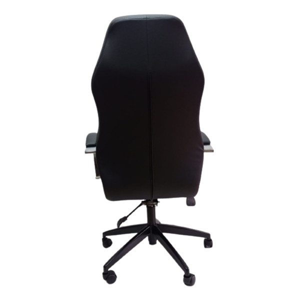 Çalışma Koltuğu Makam Sandalyesi Döküm Süngerli Siyah Metal Ayaklı - 5