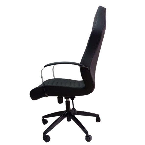 Çalışma Koltuğu Makam Sandalyesi Döküm Süngerli Siyah Metal Ayaklı - 7