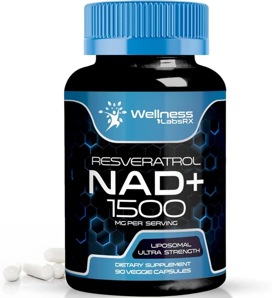 Wellnees Labs NAD + Resveratrol 1500 mg 90 Kapsül