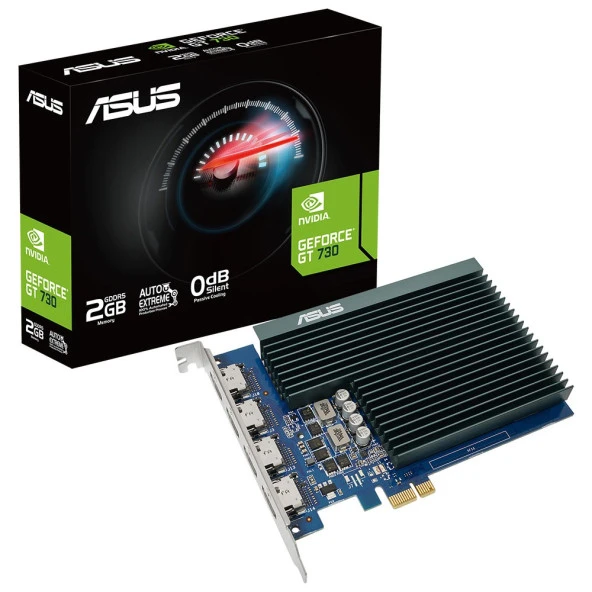 ASUS GEFORCE GT730-4H-SL-2GD5 2GB GDDR5 64Bit NVIDIA Ekran Kartı