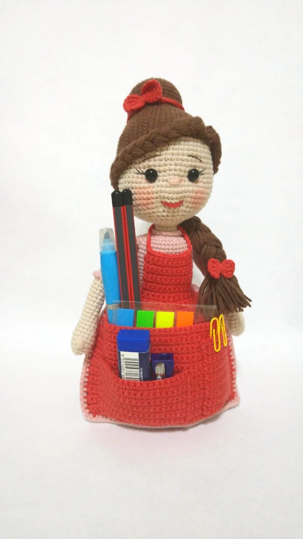 Sanatkar Bebek Amigurumi Organik Oyuncak - 1