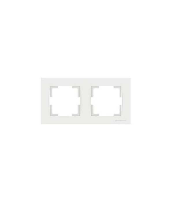 Mutlusan Rita Beyaz Ikili Priz Yatay Çerçeve (2220 820 1201)