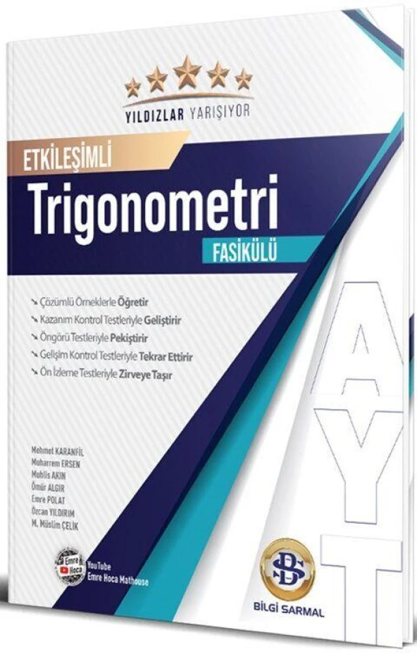 AYT Trigonometri Yıldızlar Yarışıyor Etkileşimli Fasikülü Bilgi Sarmal