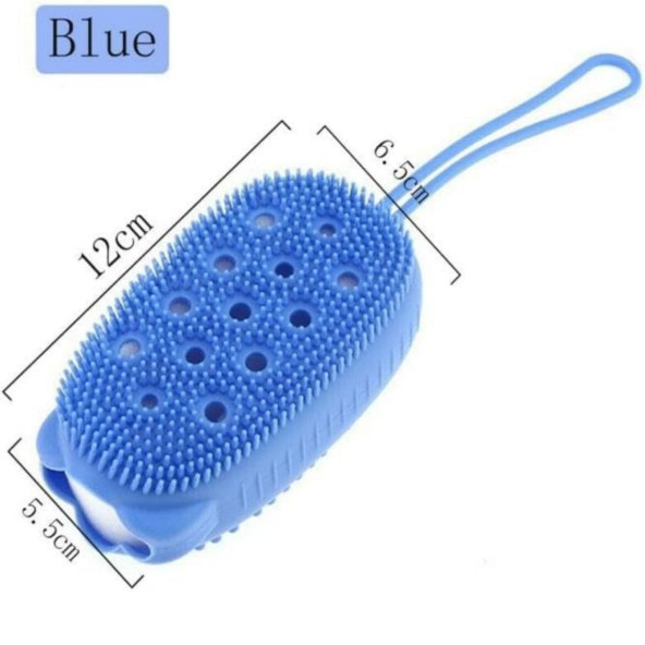 Silikonlu Sünger Hazneli  Duş, Banyo, Hamam Kesesi - 2