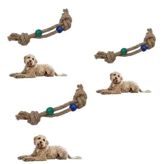 Diş Kaşıma İpi Köpek Oyuncağı Diş Güçlendirme Temizleme İpi Köpek Oyun Halatı (4401) - 5