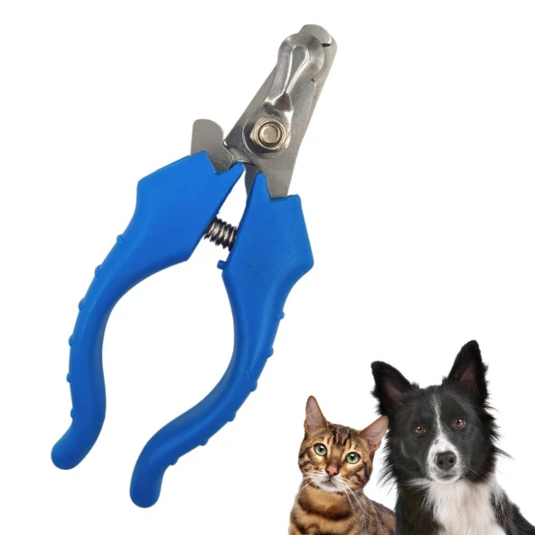 Evcil Hayvan Kedi ve Köpek Paslanmaz Çelik Yaylı Tırnak Makası ve Düzeltme (4401)