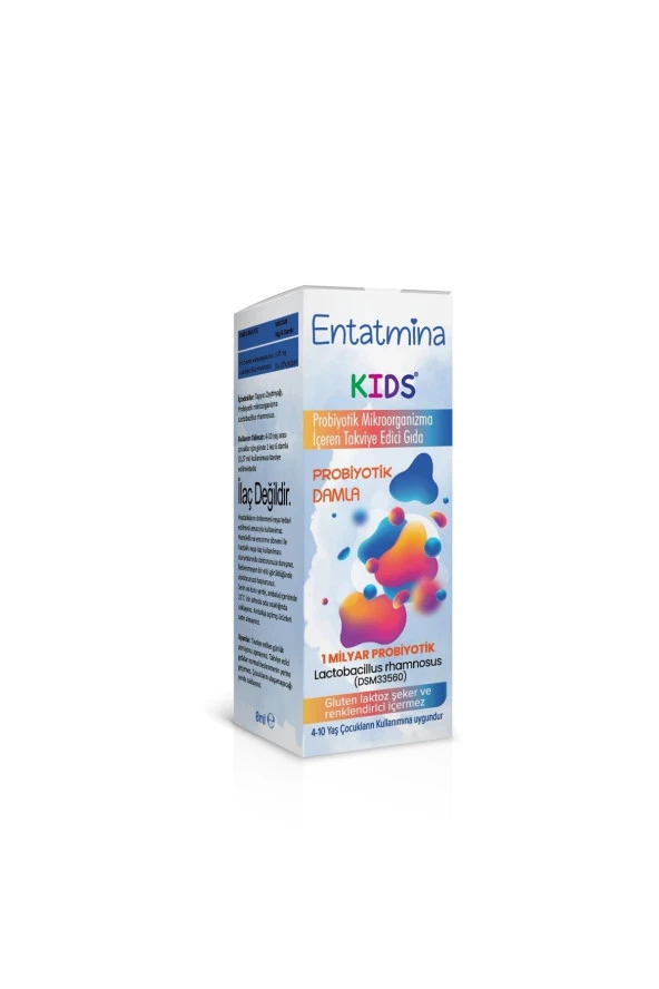 Entatmina Kids Probiyotik Mikroorganizma İçeren Damla Takviye Edici Gıda