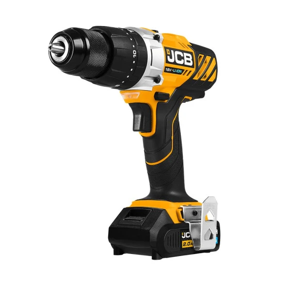 JCB 21-18CD Akülü Darbeli Matkap & 21-18ID Akülü Darbeli Vidalama Seti - 18V 2.0 Ah Çift Akülü - 2