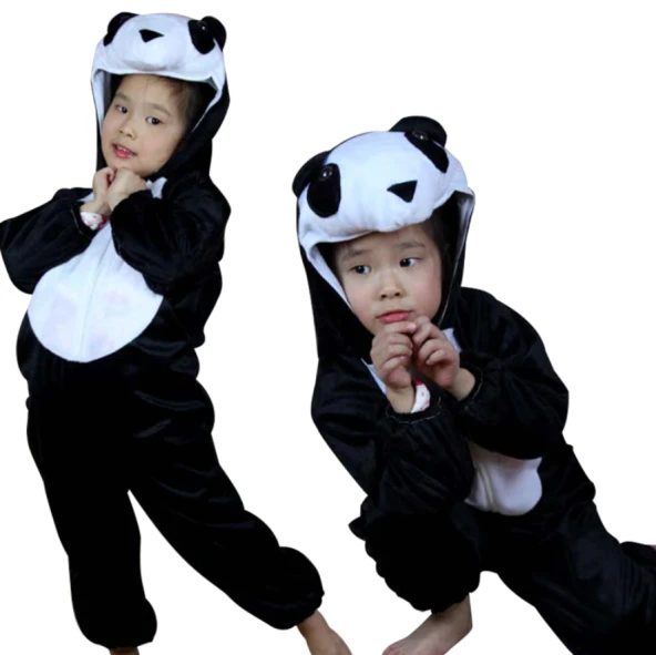 Çocuk Panda Kostümü 2-3 Yaş 80 cm (4401)