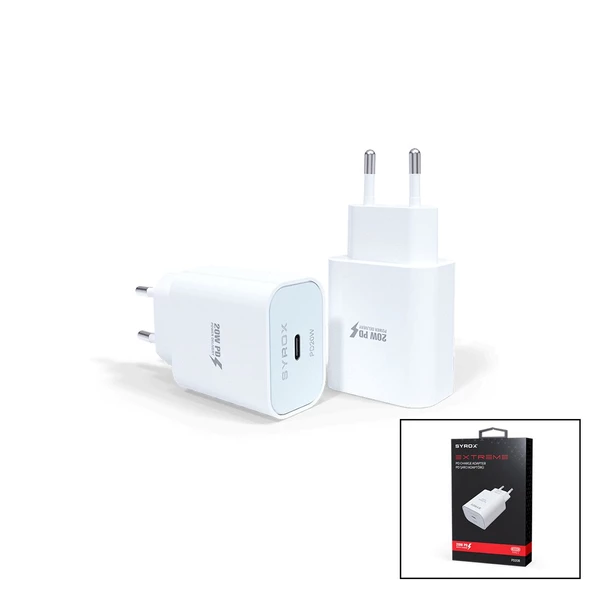 EXTREME TYPE-C HIZLI - BAŞLIK EV ŞARJ ADAPTÖR IPHONE 15 UYUMLU 3.0A - 20W PD (4401)