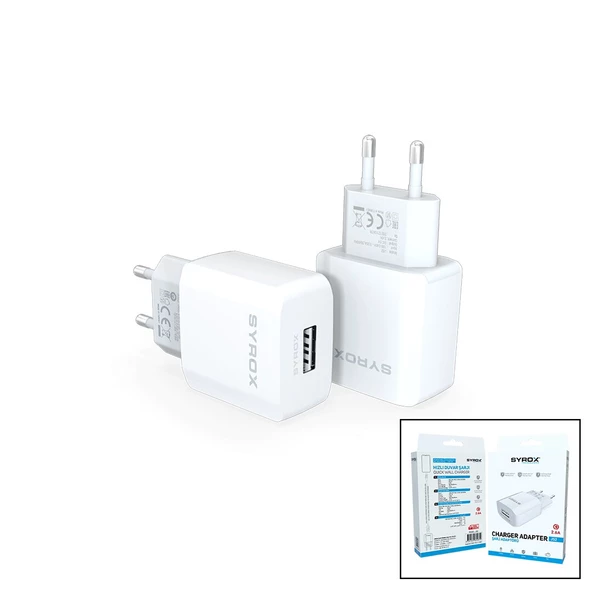 CHARGE ADAPTER USB - BAŞLIK HIZLI EV ŞARJ ADAPTÖR 2.6A (4401)