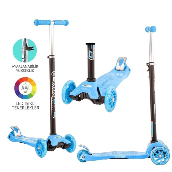 lego Torutoys Mavi Twist Işıklı Scooter