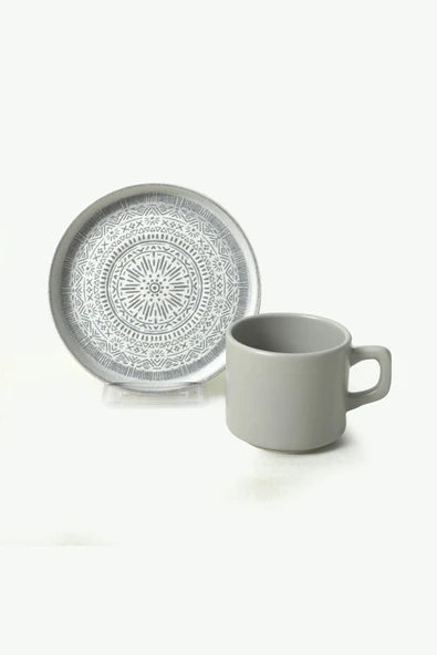 Keramika Stone Stackable Çay Takımı 12 Parça 6 Kişilik 21426 - 4