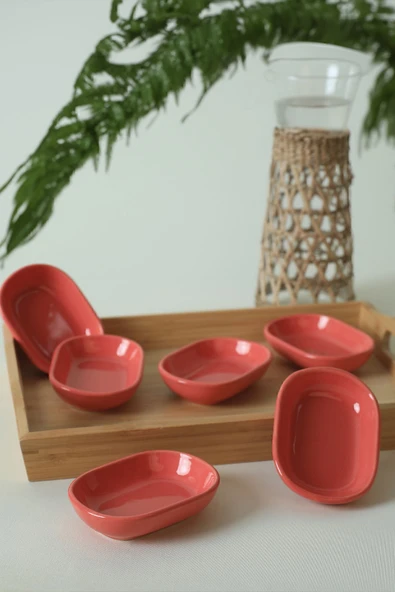 Keramika Pembe Noyan Çerezlik 11 Cm 6 Adet 552