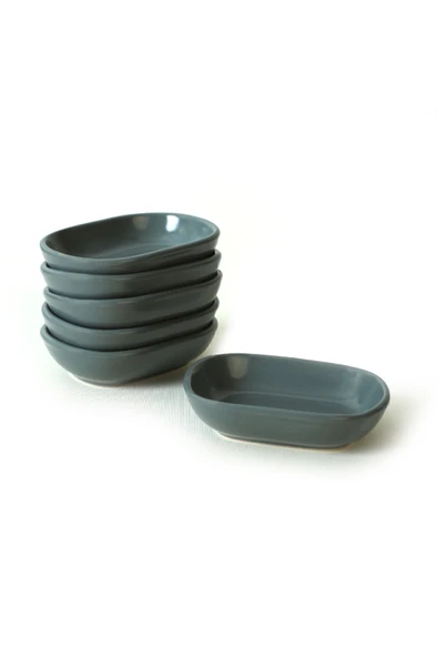 Keramika Mat Açık Yeşil Noyan Çerezlik 11 Cm 6 Adet 324 - 2