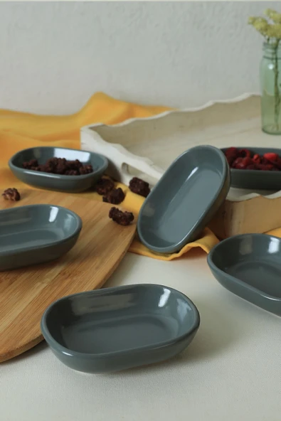 Keramika Mat Açık Yeşil Noyan Çerezlik 11 Cm 6 Adet 324