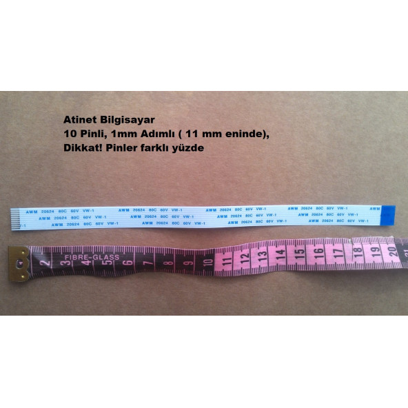 Awm 20624 80C 60V Vw-1 Flex Şerit Kablo 10 Pin 10-1-20B