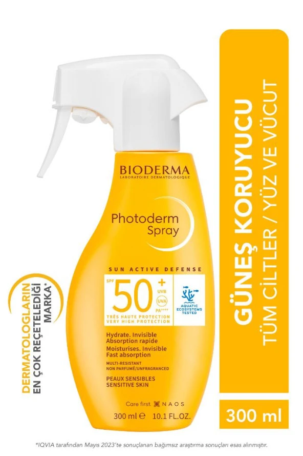 Bioderma Photoderm Sprey SPF50+ Güneş Kremi 300ml