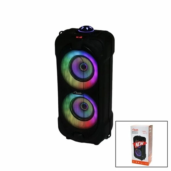 DUNTH Parti Hoparlör SD/USB/FM/AUX GİRİŞLİ ŞARJLI BLUETOOTH SPEAKER