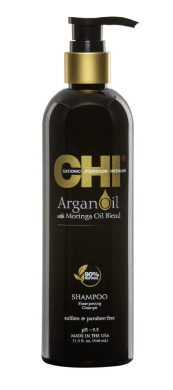 Chi Argan Oil With Moringa Sülfatsız Şampuan 340 Ml