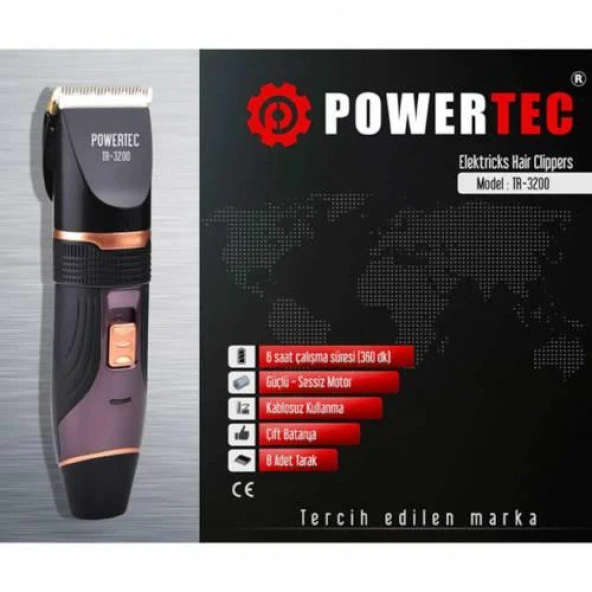 Powertec TR-3200 Tıraş makinesi