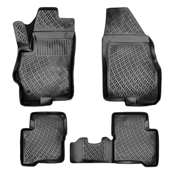 Rizline Fiat  Linea  2007 Sonrası  3D Havuzlu Paspas Siyah ürün görseli