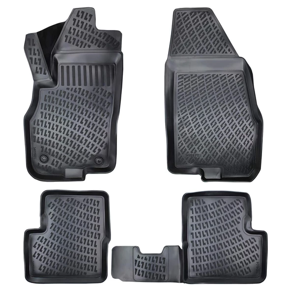 Rizline Fiat  Punto 2010 Sonrası  3D Havuzlu Paspas Siyah ürün görseli