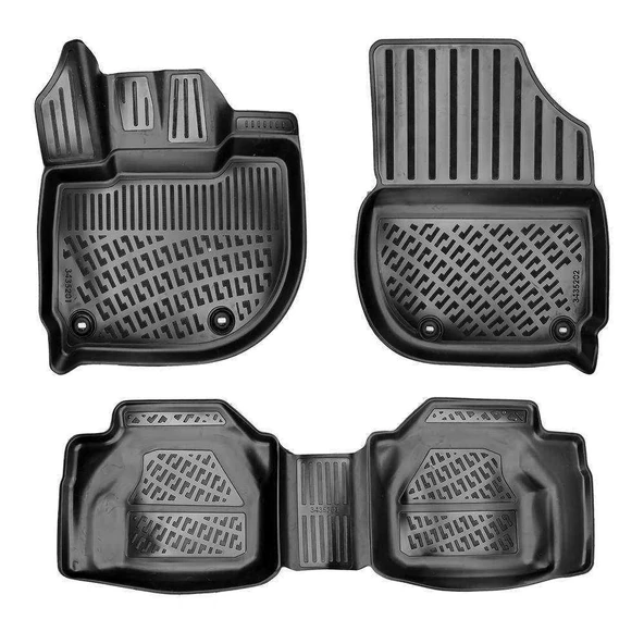 Rizline Honda City 2021 +  3D Havuzlu Paspas Siyah ürün görseli